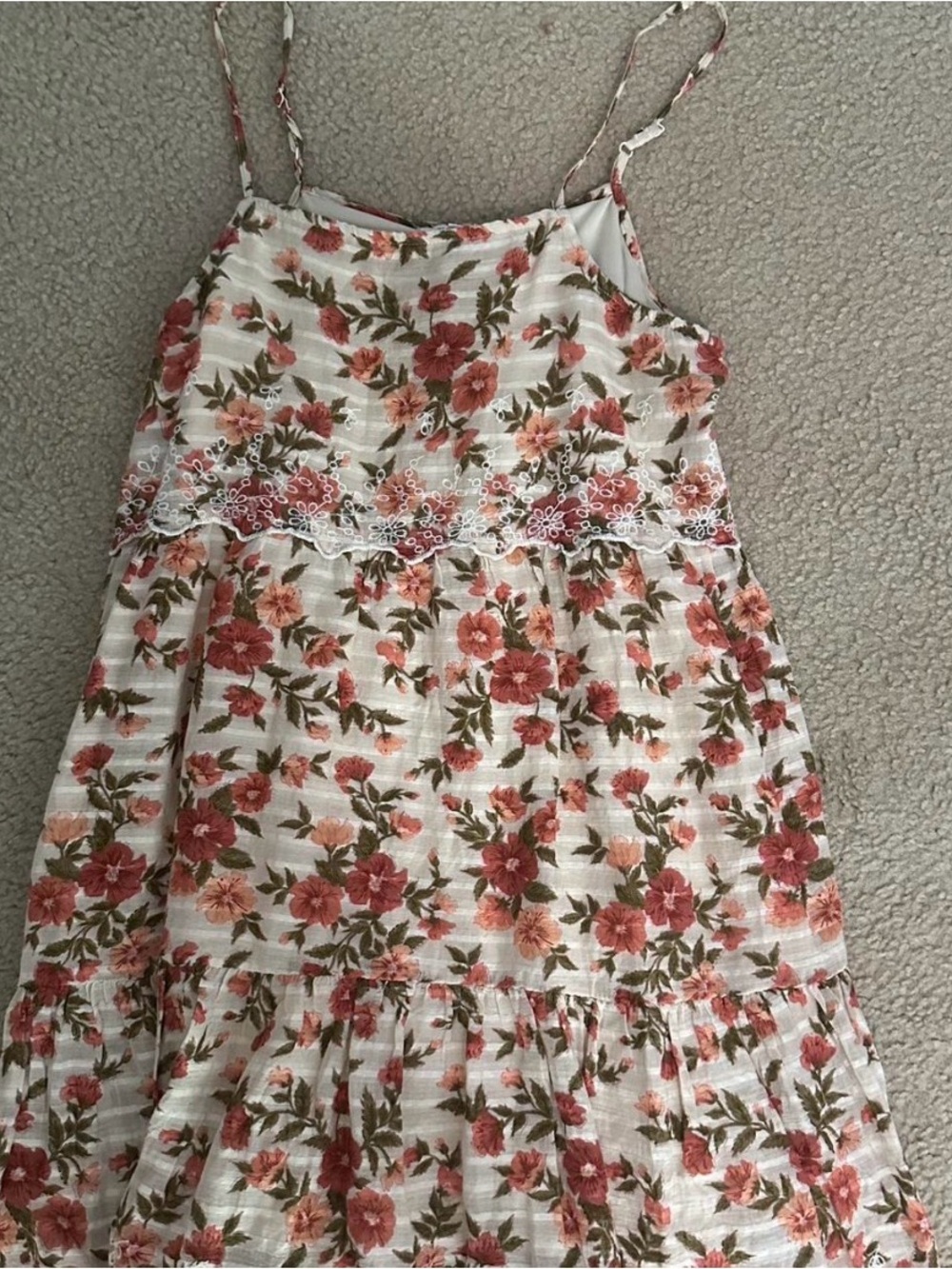 Floral Smocked Sundress in Soft Pink - Picture 5 of 5